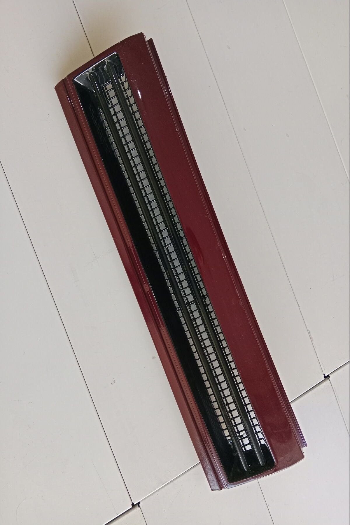 Tofaş Logosuz Panjur El Yapımı Çift Çıtalı 140 Bordo Boyalı