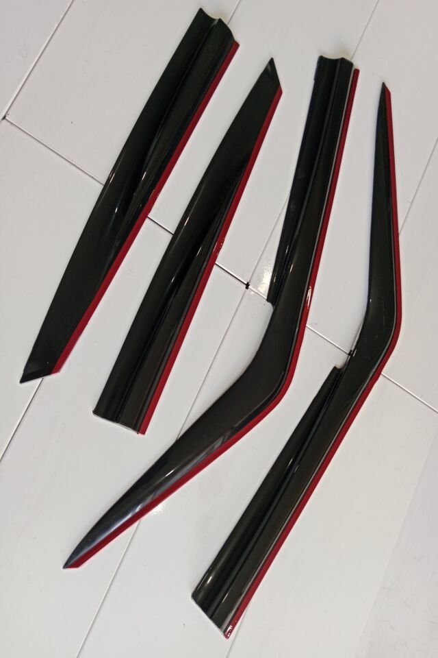 Tofaş Doğan Kartal Şahin Cam Rüzgarlığı 132 Alev Kırmızı Çizgili