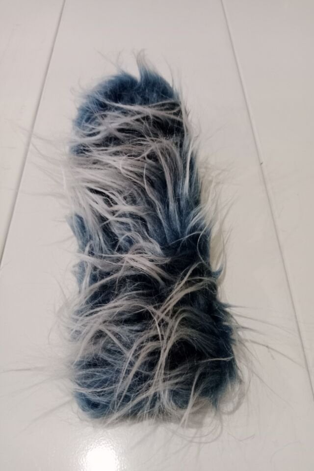 EL FRENİ SÜSÜ,EL FRENİ PELUŞU GECE MAVİ BEYAZ