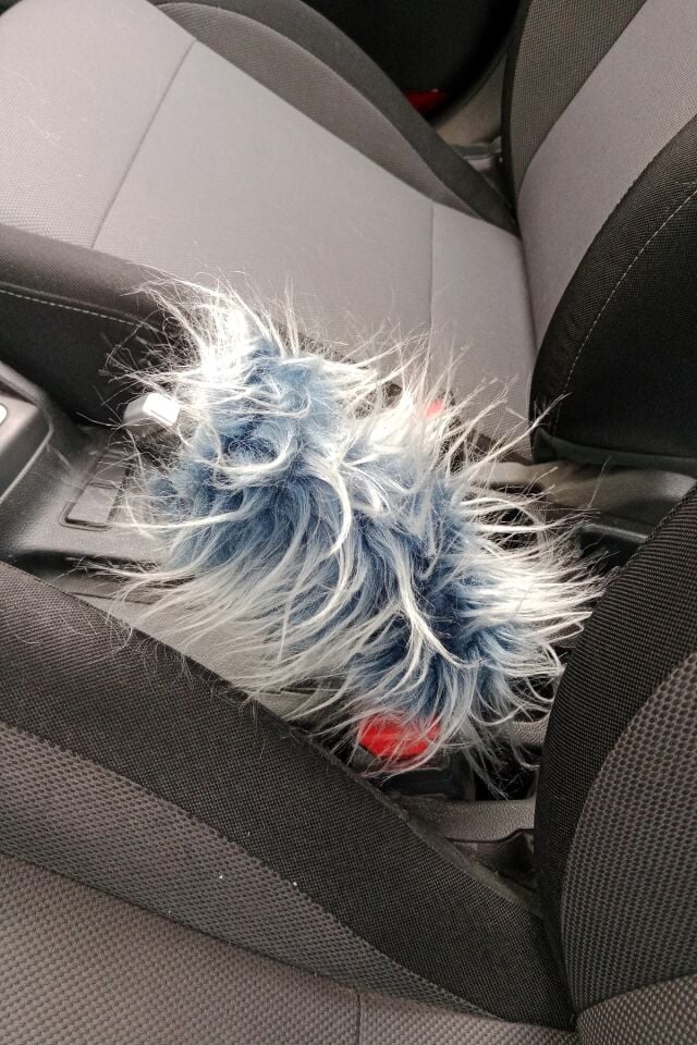 EL FRENİ SÜSÜ,EL FRENİ PELUŞU GECE MAVİ BEYAZ