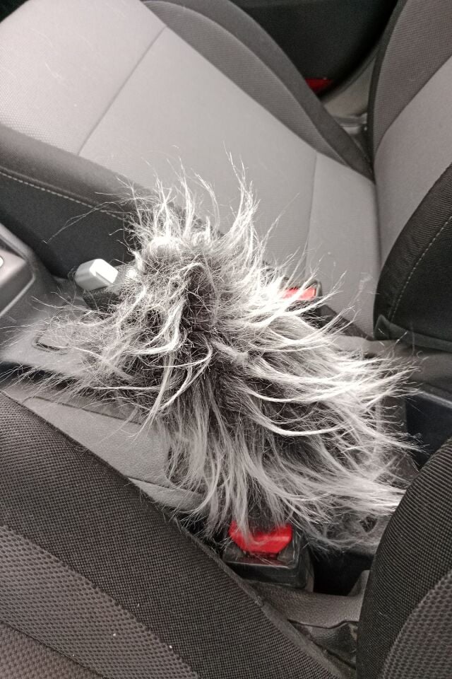 EL FRENİ SÜSÜ,EL FRENİ PELUŞU SİYAH GRİ