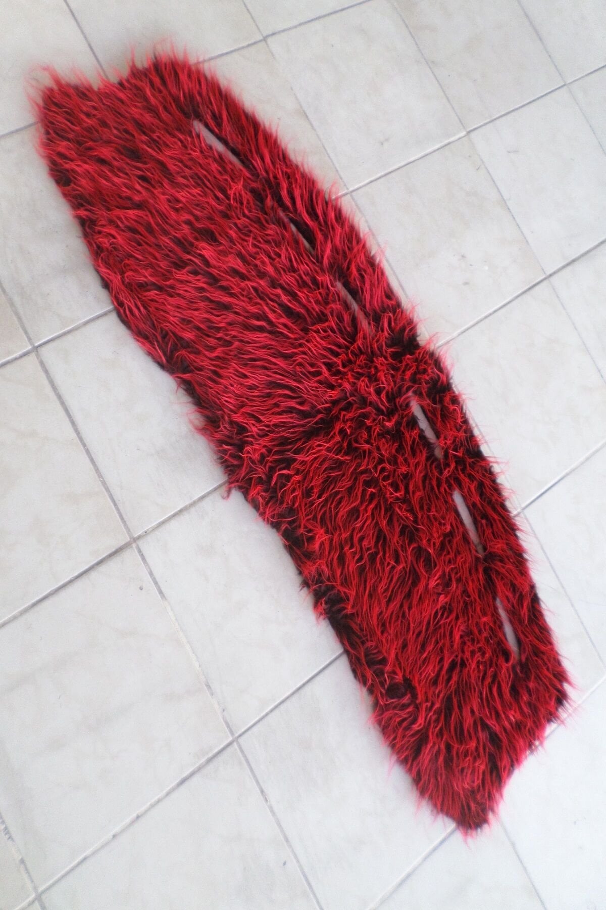 Fıat Doblo Torpdido Örtüsü Peluş Kumaş Kırmızı Siyah 2000-2009