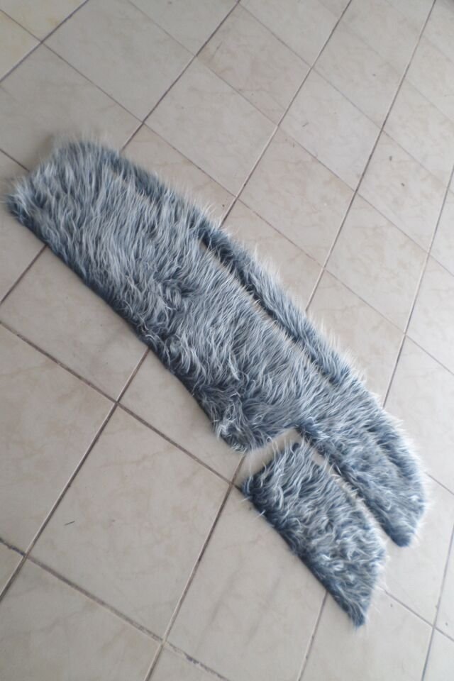 Fiat Tempra Torpido Örtüsü Peluş Kumaş Gece Mavi-beyaz