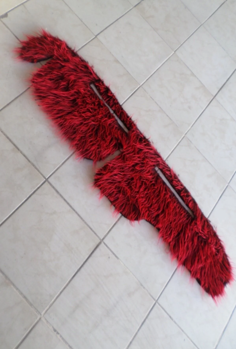 Tofaş Torpido Örtüsü Alçak Torpido Peluş Kumaş Kırmızı